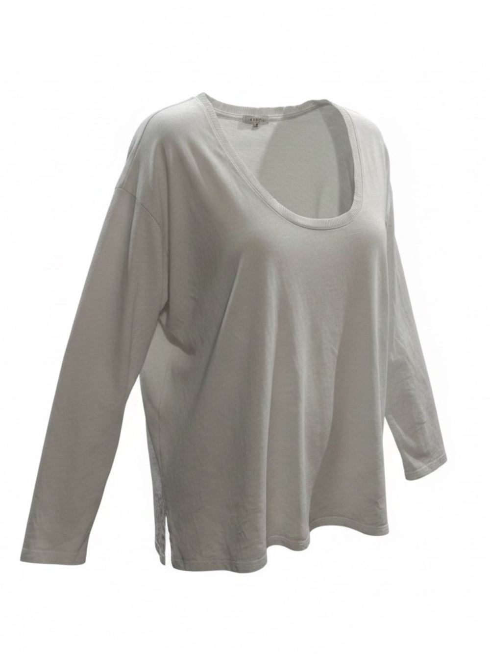 Z Supply Farren Slub Long Sleeve Jersey Tee 100% Cotton Size M
